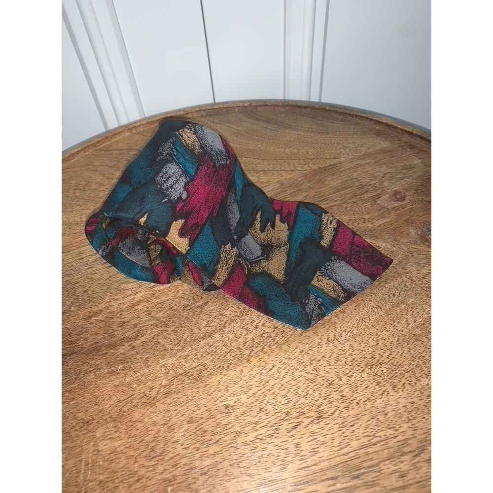 J.‎ Garcia Men's Multicolor Geometric Abstract Silk Necktie